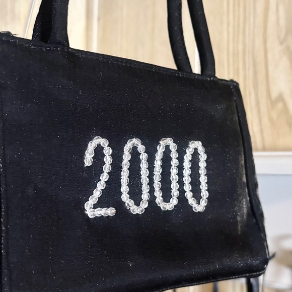 Vintage 2000 Beaded Iridescent Shiny Mini Bag - Picture 5 of 6